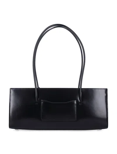 Marc Jacobs The Mirror Satchel In Black