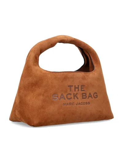 Marc Jacobs The Mini Sack Suede In Brown
