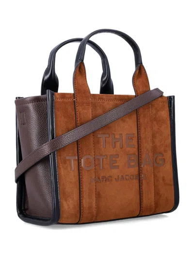Marc Jacobs The Small Tote Suede In Brown