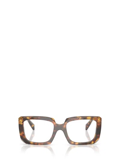 Prada Full Frame Sunglasses In Brown