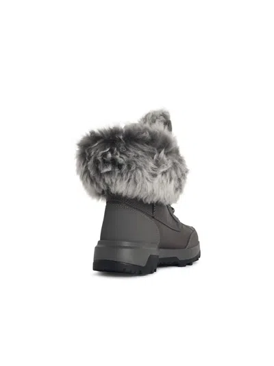 Ugg 'adirondack Xxv Chalet' Charcoal Leather Boots In Gray