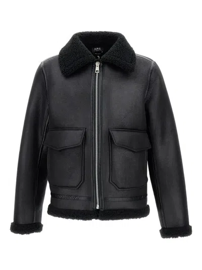 Apc A.p.c. Blouson Tommy Clothing In Black