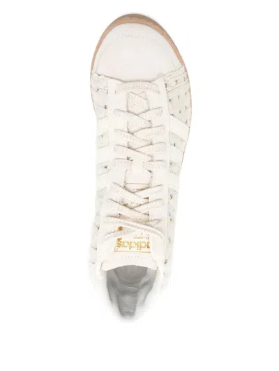 Adidas Originals Jabbar Woven High-top Sneakers In White