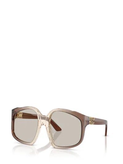 Miu Miu Eyewear Sunglasses In Brown