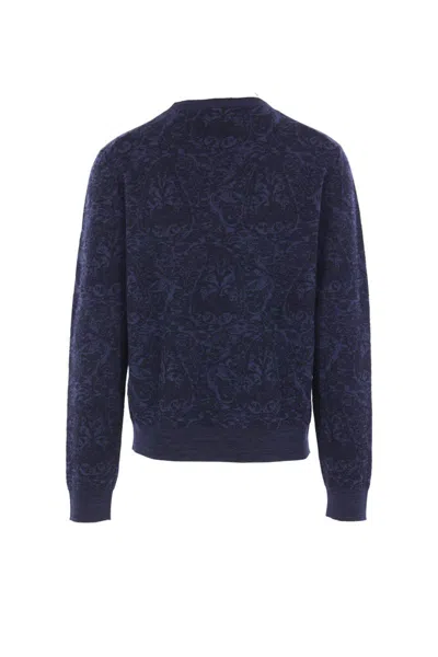 Etro Sweaters In Blue