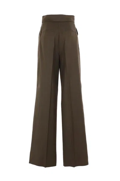 Max Mara Trousers In Brown