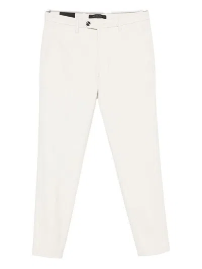 Michael Coal Pressed-crease Trousers In White