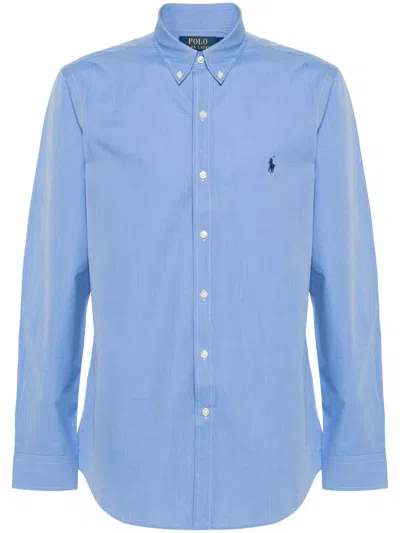 Polo Ralph Lauren Slim Fit Shirt In Blue