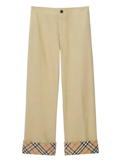 Burberry Pants In Neutral