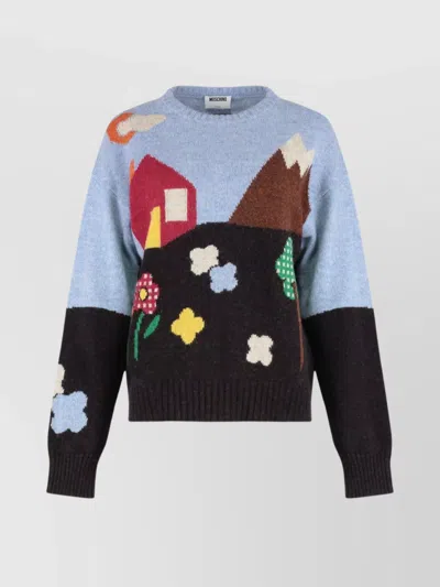 Moschino Sweater In Multi