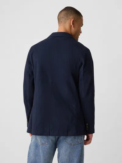 Gap Factory Twill Blazer In Blue