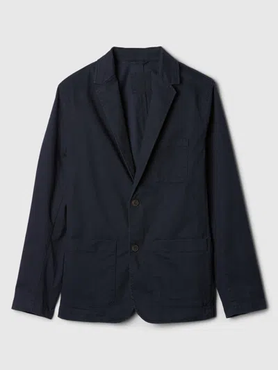 Gap Factory Twill Blazer In Blue