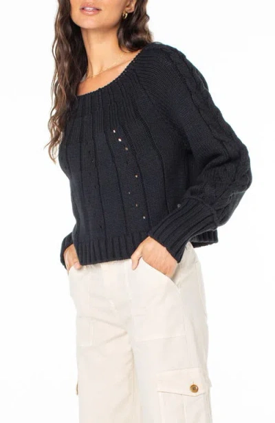 Roxy Day Dreams Sweater In Black