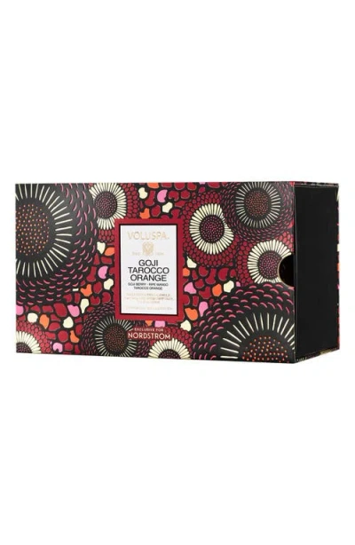Voluspa Goji Tarocco Orange Scented Candle & Diffuser Set In Multi