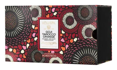 Voluspa Goji Tarocco Orange Scented Candle & Diffuser Set In Multi
