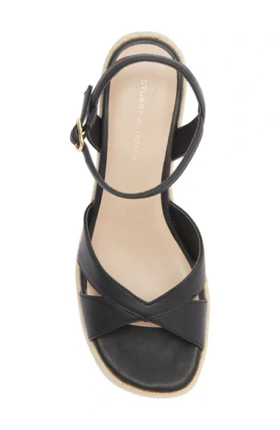 Stuart Weitzman Miami Espadrille Wedge Sandal In Multi