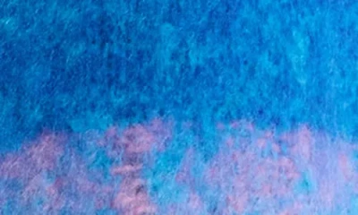 Steve Madden Colorblock Lofty Scarf In Blue