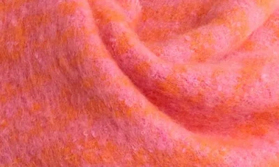 Steve Madden Lofty Zebra Print Scarf In Pink