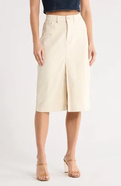 Dl1961 Lexie Denim Skirt In Neutral