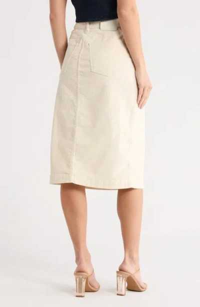 Dl1961 Lexie Denim Skirt In Neutral
