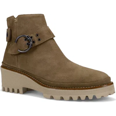 Ron White Elodie Buckle Lugged Sole Bootie In Brown