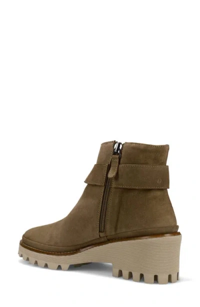 Ron White Elodie Buckle Lugged Sole Bootie In Brown