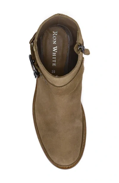 Ron White Elodie Buckle Lugged Sole Bootie In Brown