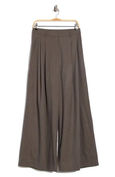 Twp Didi Stretch Wool Wide Leg Pants In Gray