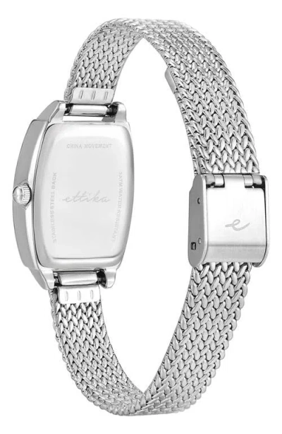 Ettika Timeless Texture Watch In Metallic
