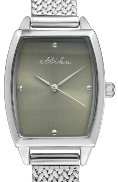 Ettika Timeless Texture Watch In Metallic