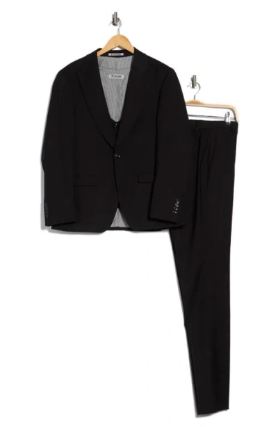Zegarie Stretch 3-piece Suit In Black