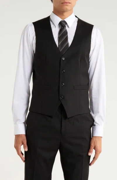 Zegarie Black Mélange 3-piece Suit In Blue