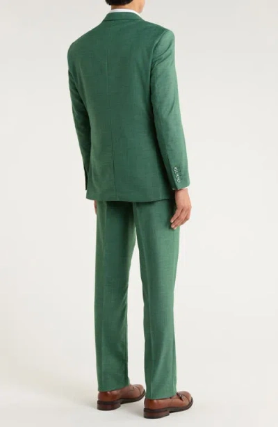 Zegarie Green Mélange 3-piece Suit In Green