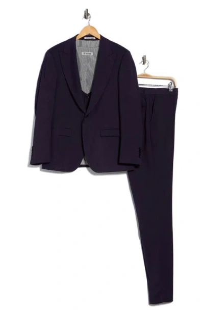 Zegarie Stretch 3-piece Suit In Blue