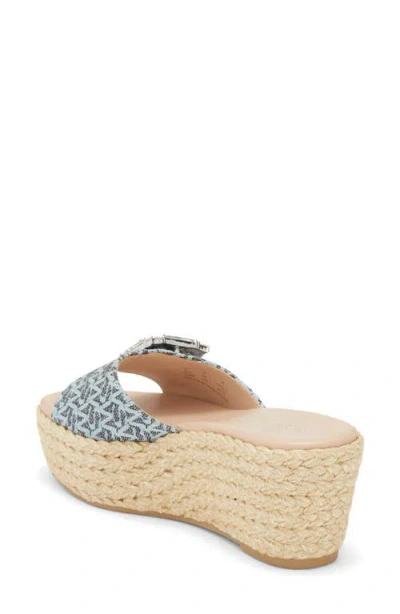 Stuart Weitzman June 75 Wedge Slide Sandal In Multi