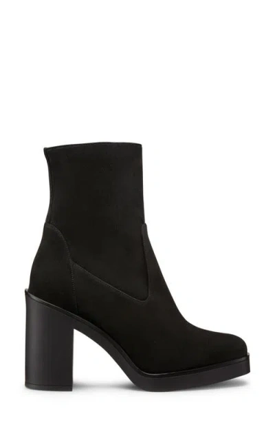Stuart Weitzman Bethenny 80 Zip Bootie In Black