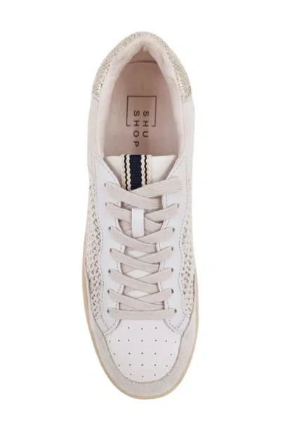 Shushop Roma Genuine Calf Hair Sneaker In Neutral