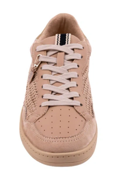 Shushop Roma Genuine Calf Hair Sneaker In Brown