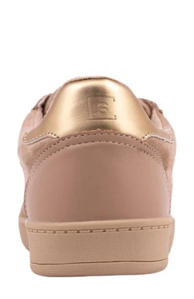 Shushop Roma Genuine Calf Hair Sneaker In Brown