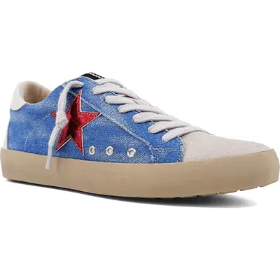 Shushop Paula Low Top Sneaker In Blue
