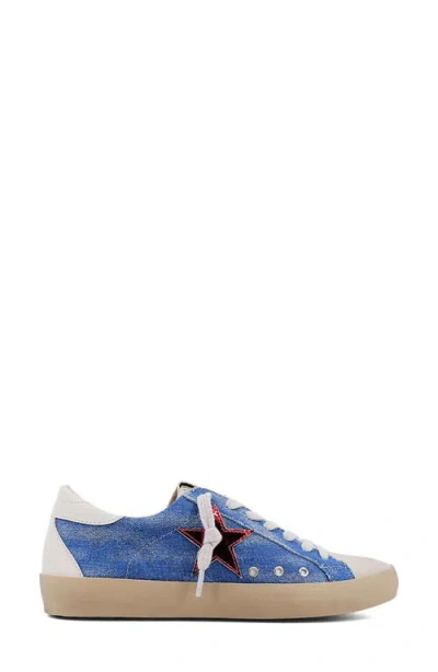 Shushop Paula Low Top Sneaker In Blue