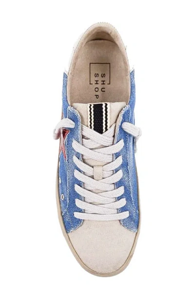 Shushop Paula Low Top Sneaker In Blue