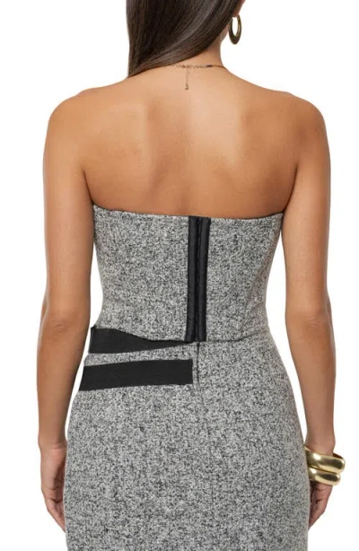 Jluxlabel All You Need Bandeau Corset Top Co-ord In Gray