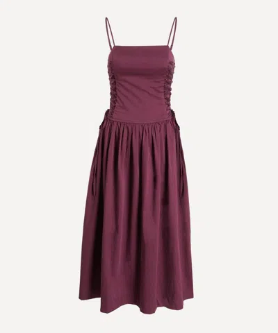 Damson Madder Women's Angelina Fig Midi Dress In Purple