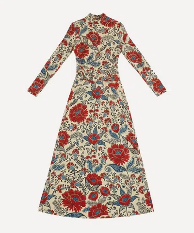 Farm Rio Floral Maxi Skirt In Multi