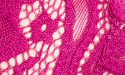 Kilo Brava Floral Lace Triangle Bralette In Purple