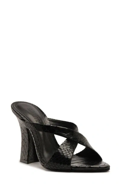 Schutz Glenda Mule Heel In Black, Women's At Urban Outfitters In Black
