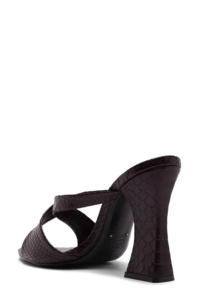 Schutz Glenda Mule Heel In Dark Plum, Women's At Urban Outfitters In Purple