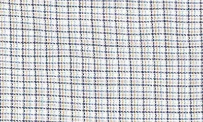 David Donahue Regular Fit Microcheck Cotton & Cashmere Twill Dress Shirt In Multi
