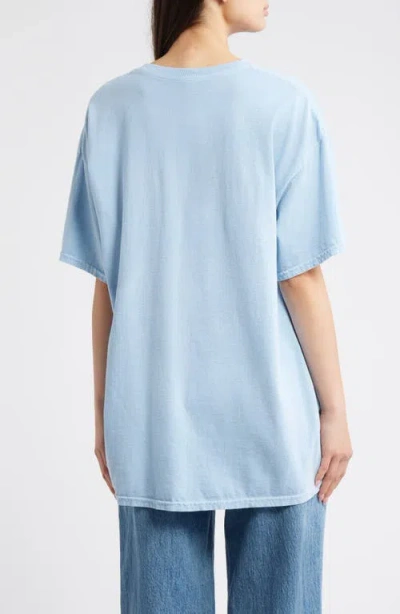 Merch Traffic Sublime Classic Logo Cotton Graphic T-shirt In Blue